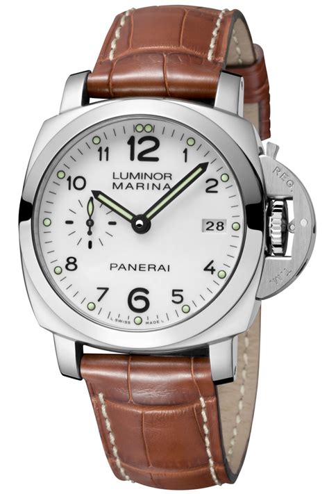 panerai luminor marina 1950 white dial|officine Panerai Luminor marina automatic.